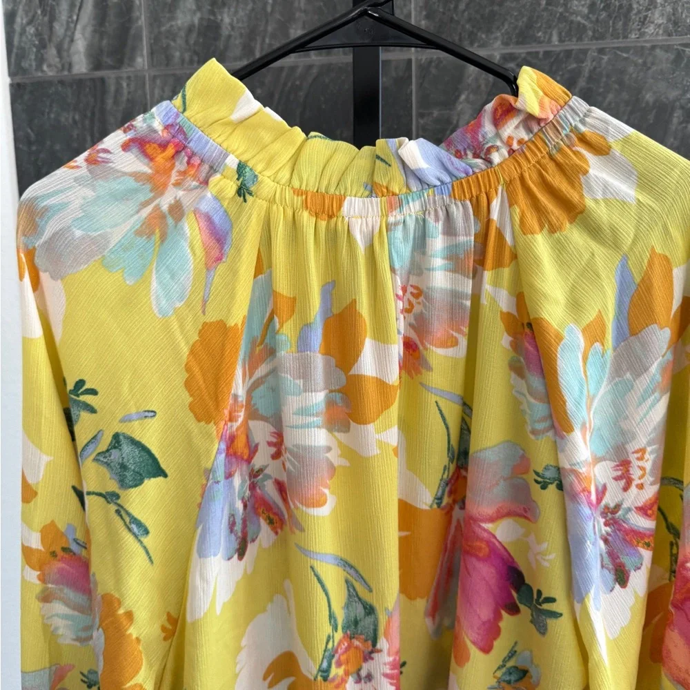 Easel PRINTED BLINK TIERED MAXI DRESS NWT - Picture 5 of 9